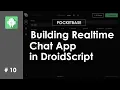 Building Realtime Chat Application in DroidScript Using PocketBase