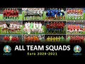 UEFA Euro 2020-2021 All Teams Squads 24 Teams Players List