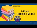 I-Share Finding e-Books