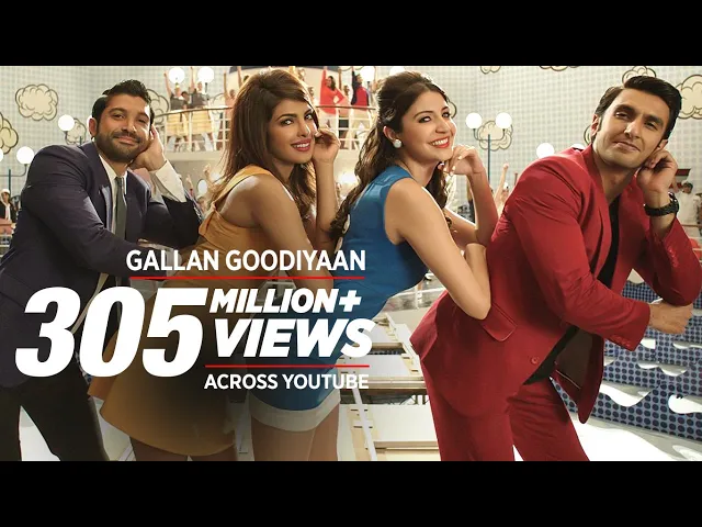 Download MP3 'Gallan Goodiyaan' Video Song | Dil Dhadakne Do | T-Series