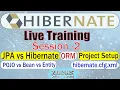 Hibernate Masterclass Session 2 JPA ORM Entity Classes Hibernate Project Setup Explained