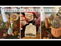 Christmas Thrifting In Bozeman MT Vintage Market Booth Tour Thrifted Christmas Decorations