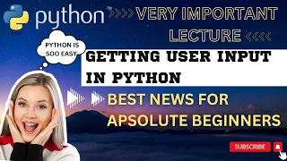 USER INPUT IN PYTHON PYTHON FOR ABSOLUTE BEGINNERS USER INPUT FUNCTION IN PYTHON WITH EXAMPLES