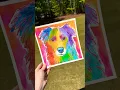 Paint Your pet Rainbow watercolor pet portrait tutorial