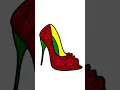 Shoes coloring pages