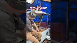 Quick tip from the build: spring clamp as a push clamp. 🛠️