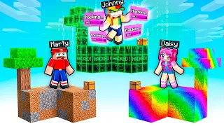 NOOB vs PRO vs HACKER Island in Minecraft!