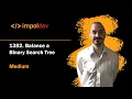 Balance a Binary Search Tree LeetCode 1382 - Python