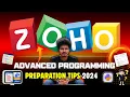 Zoho advanced programming questions Zoho round 3 preparation tips Sharmilan