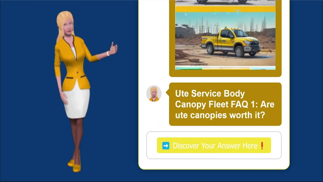 Ute Service Body Canopy Fleet FAQ 1: Are ute canopies worth it? by UteCanopiesSupplier - YouTube Image Ute Service Body Canopy Fleet FAQ 1: Are ute canopies worth it? by UteCanopiesSupplier - YouTube Image