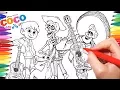 Disney Coco Coloring Pages How to Color Coco Dante Hector and Ernesto New Disney Movie