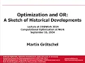 Download Lagu Optimization and OR:  A Sketch of Historical Developments