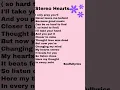Download Lagu Stereo Hearts lyrics~ Gym Class Heroes #englishsongs #lyrics