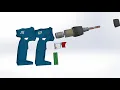 First Animation of Hand Drill on SolidWorks 2017