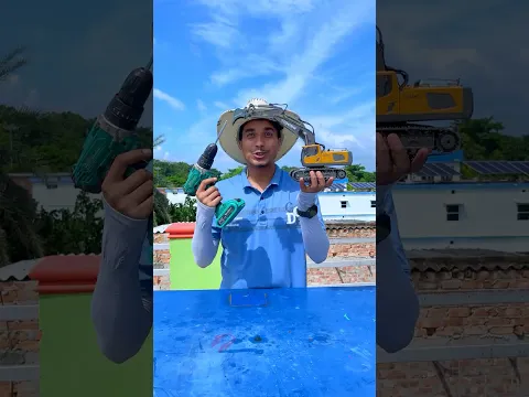 Playing Car Toys and Excavator Truck inside! #shorts