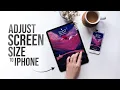 How to Adjust iPad Screen Size to iPhone tutorial