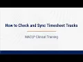 How to Check and Sync Timesheet Tracks In ELC formerly Tevera