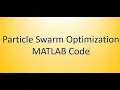 Project Particle Swarm Optimization MatLab code Part