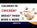 Calories in Chicken Breast Thigh Wing and More