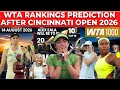SHOCKING 2026 WTA Rankings Prediction Alex Eala Top 10 After Cincinnati Open 2026