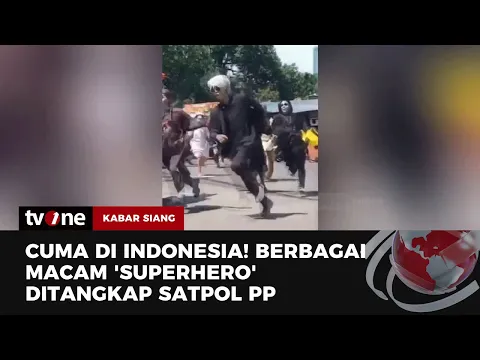 Viral Video Detik-detik Super Hero Kocar-Kacir Dikejar Satpol PP