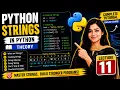 Python Full Course for Beginners Lecture 11 Strings in Python Explained