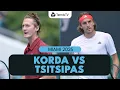 Sebastian Korda vs Stefanos Tsitsiaps Highlights Miami 2025 Highlights