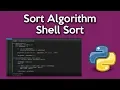 Python Sort Algorithms - Shell Sort