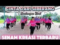 SENAM KREASI VIRAL TERBARU CINTA DARI SEBERANG (DJ BANTENGAN)
