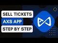 Can I Sell My Tickets Through The Axs App