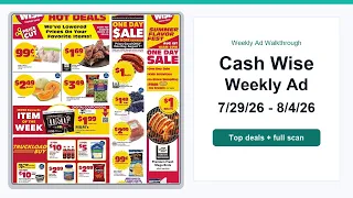 Cash Wise Weekly Ad 26 - 26 Top 10 Deals