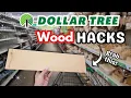 Grab some Dollar Tree Wood for These Gorgeous Home Decor DIYs
