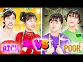 Download Lagu Rich Couple Vs Poor Couple At The Dress Up Contest! Who Will Be The Winner?
