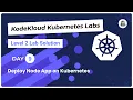 Deploy Node App on Kubernetes