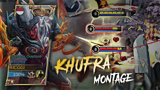 Download SATISFYING! KHUFRA ULTI+FLICKER MONTAGE #52 - Mobile Legends MP3