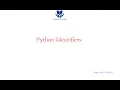 4-Python Identifiers