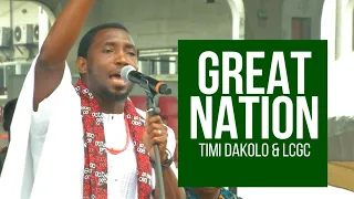 great nation timi dakolo u0026 the lagos community gospel choir lcgc live at freedom rally