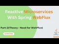 SpringBoot 3 0 Spring WebFlux Mono Flux Part-2 Reactive Microservices With Spring WebFlux