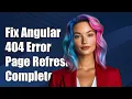 Fixing Angular Deployment 404 Error on Page Refresh A Complete Guide