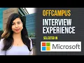 Microsoft OFF CAMPUS Interview Experience Software Engineer FAANG