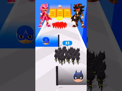 HELP! SHAZAM AMY ARMY SURGES & SUPER SHADOW GETS FIGHT! 😱💥 #gaming #shorts #shortfeed #viralshorts