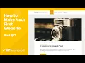 How to Make Your First Website with WordPress Part