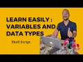 Essential Shell Scripting Concepts Variables and Data Types Explained