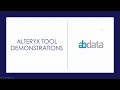 Alteryx Join Tool Demonstration