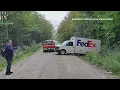 Maine Fed-Ex driver spends night in stuck truck