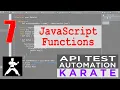 JavaScript Functions in Karate Framework Loops and Conditions Part 7