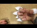 Origami Claws | How to make Paper Cat Claws - Easy Origami Step by Step