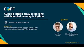 Cubed Scalable array processing with bounded memory in Python