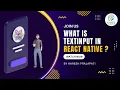 Text Input In React Native Keyboard Input With A Text Input React Native Tutorial In Hindi