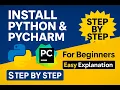 Install Python PyCharm Step-by-Step for Beginners Easy Tutorial 2025